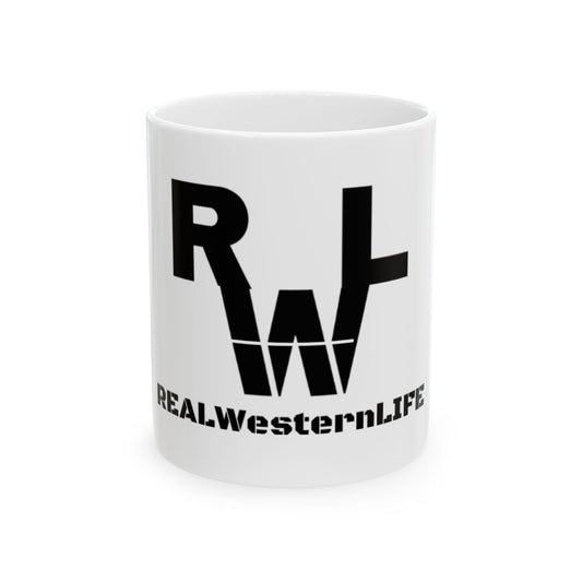 Real Western Life - Wyoming Brand Ceramic Mug -