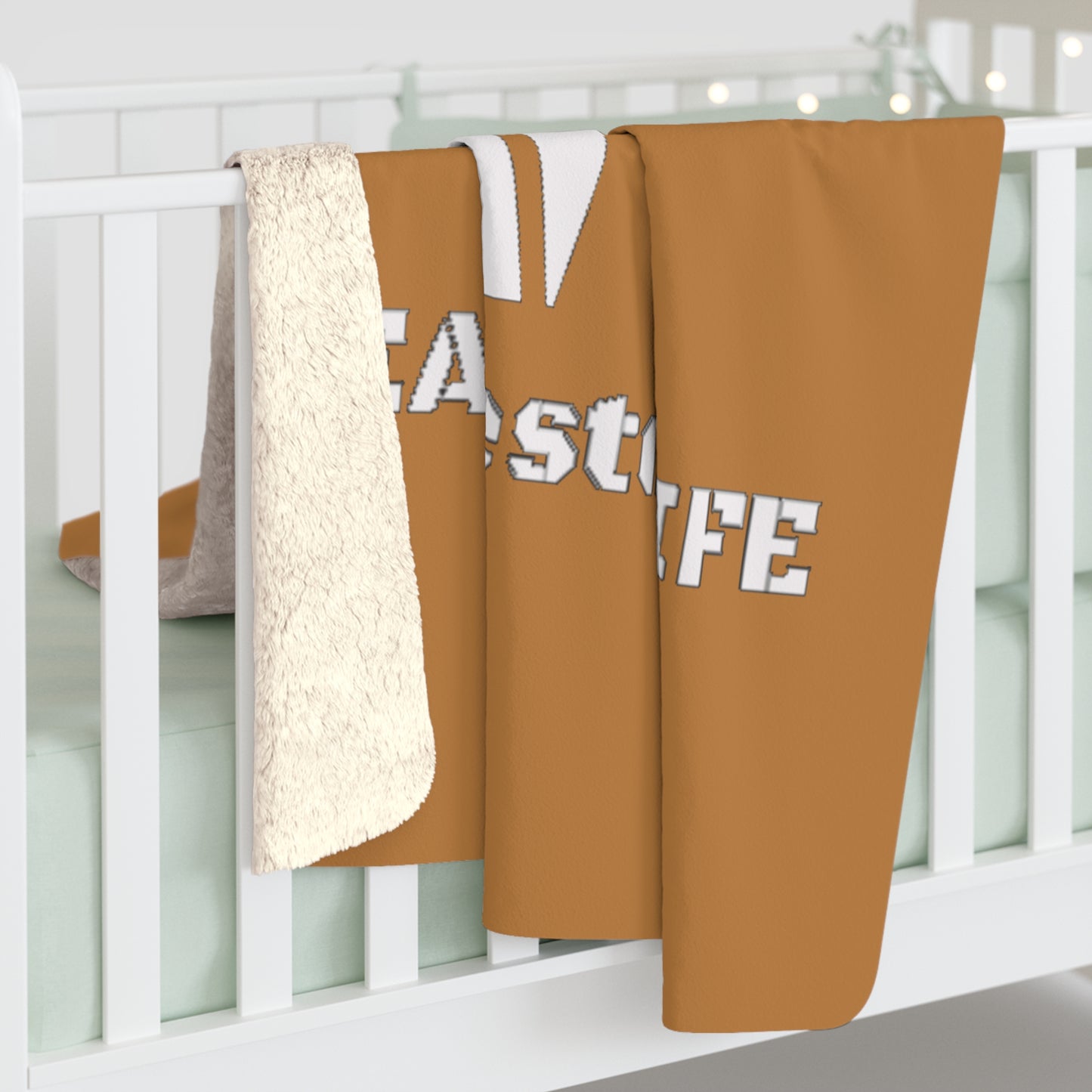 Sherpa Fleece Blanket - Real Western Life (RWL) Customizable with your own Brand/Ranch name or leave it RWL Branding