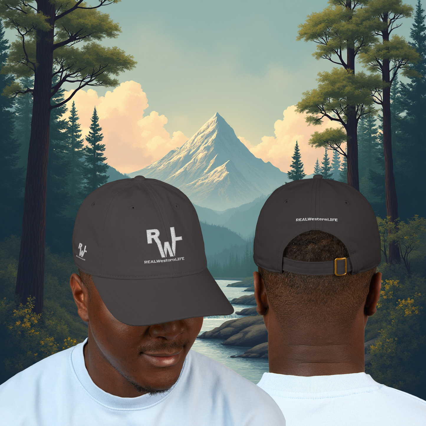 Baseball Cap, Customizable with your Brand/Ranch name or wear it with Real Western Life Branding