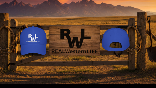 Customizable with your own Brand/Ranch name or wear with Real Western Life Branding