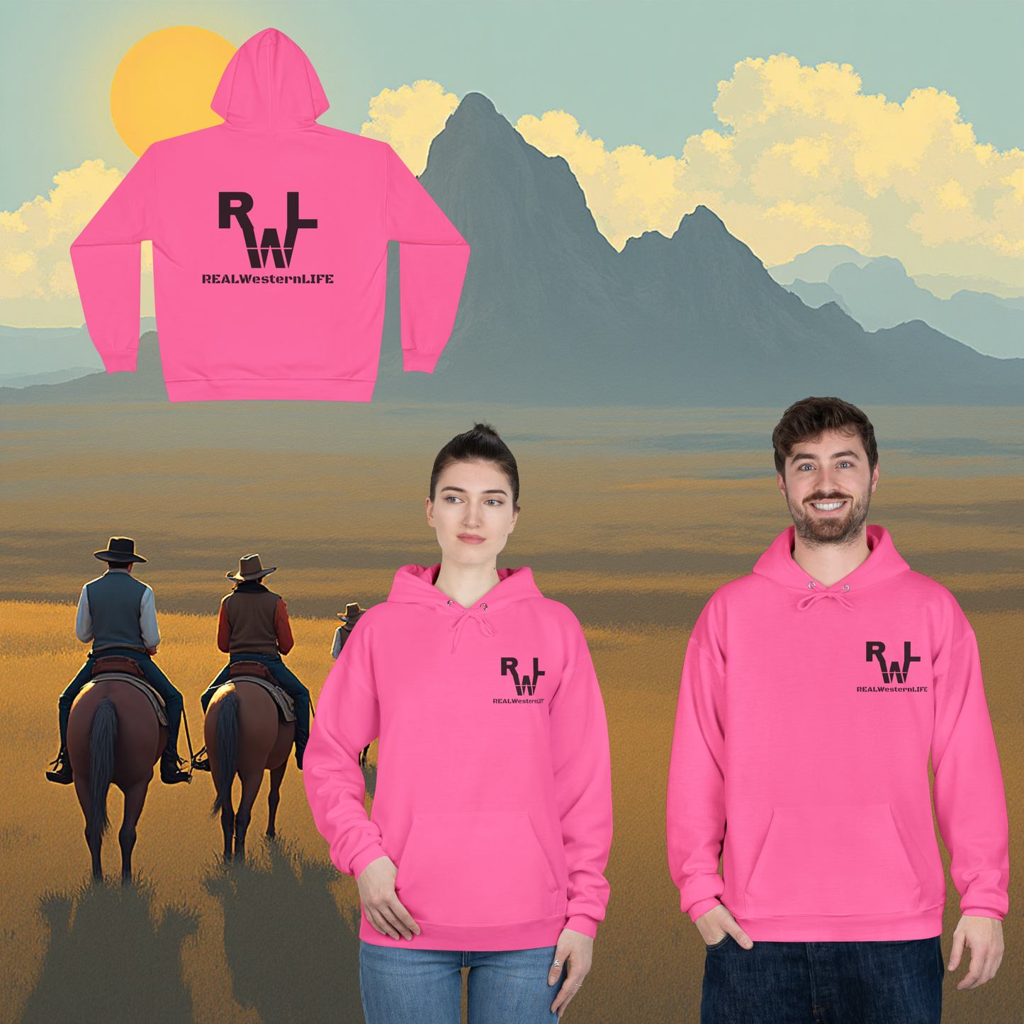 Hooded Sweatshirt, Customize - Black Brand Sizes XL - 3XL