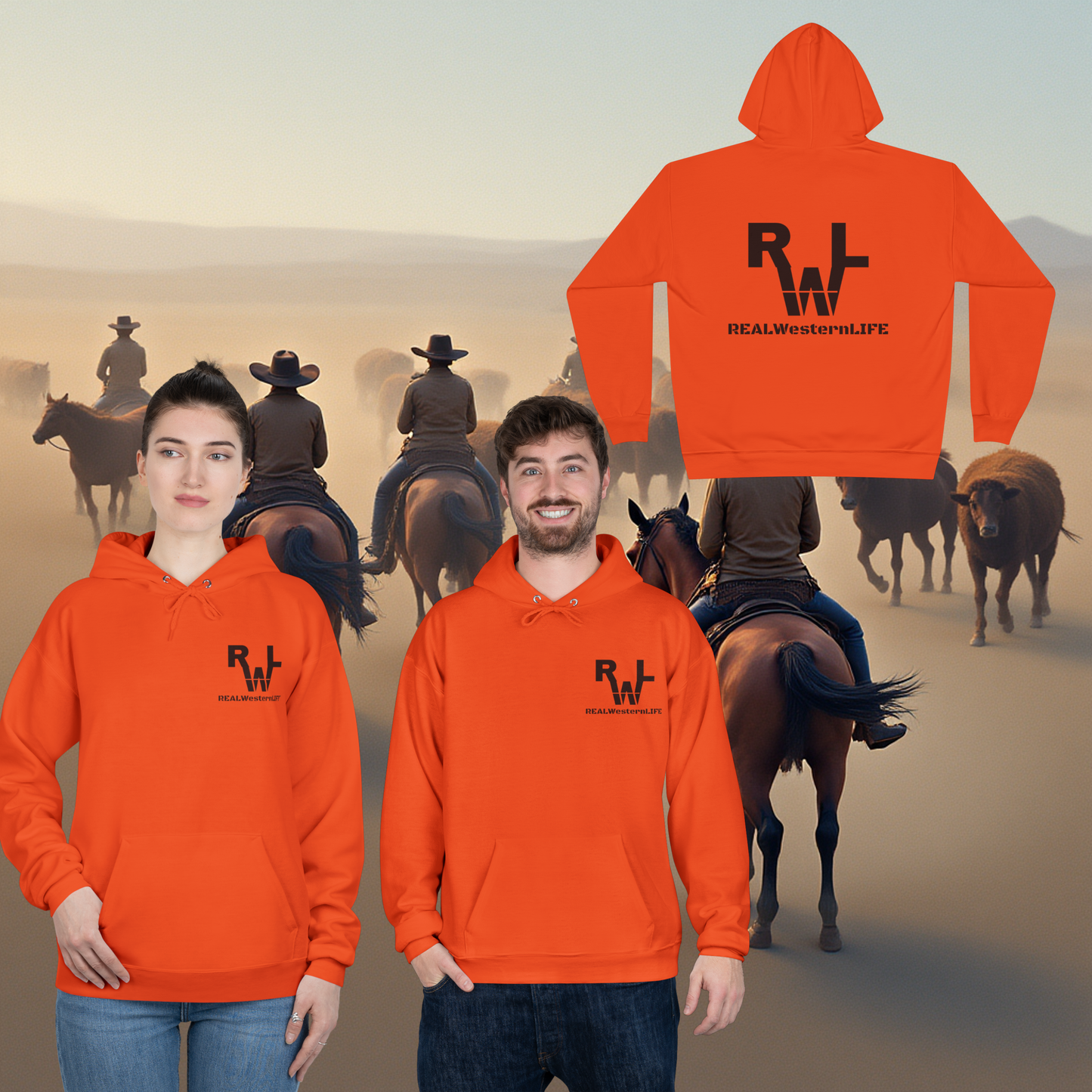 Hooded Sweatshirt, Customize - Black Brand Sizes XL - 3XL