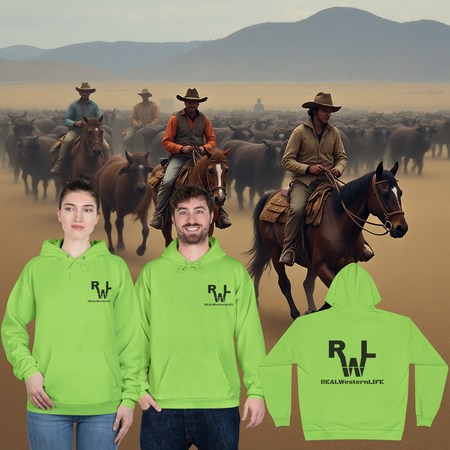 Hooded Sweatshirt, Customize - Black Brand Sizes XL - 3XL