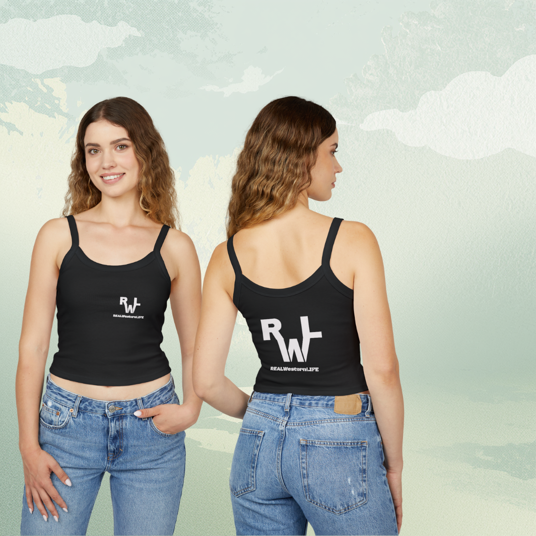 Women's Tank Top - Customizable with your brand and Ranch name or leave with Real Western Life Branding - Size XS - M