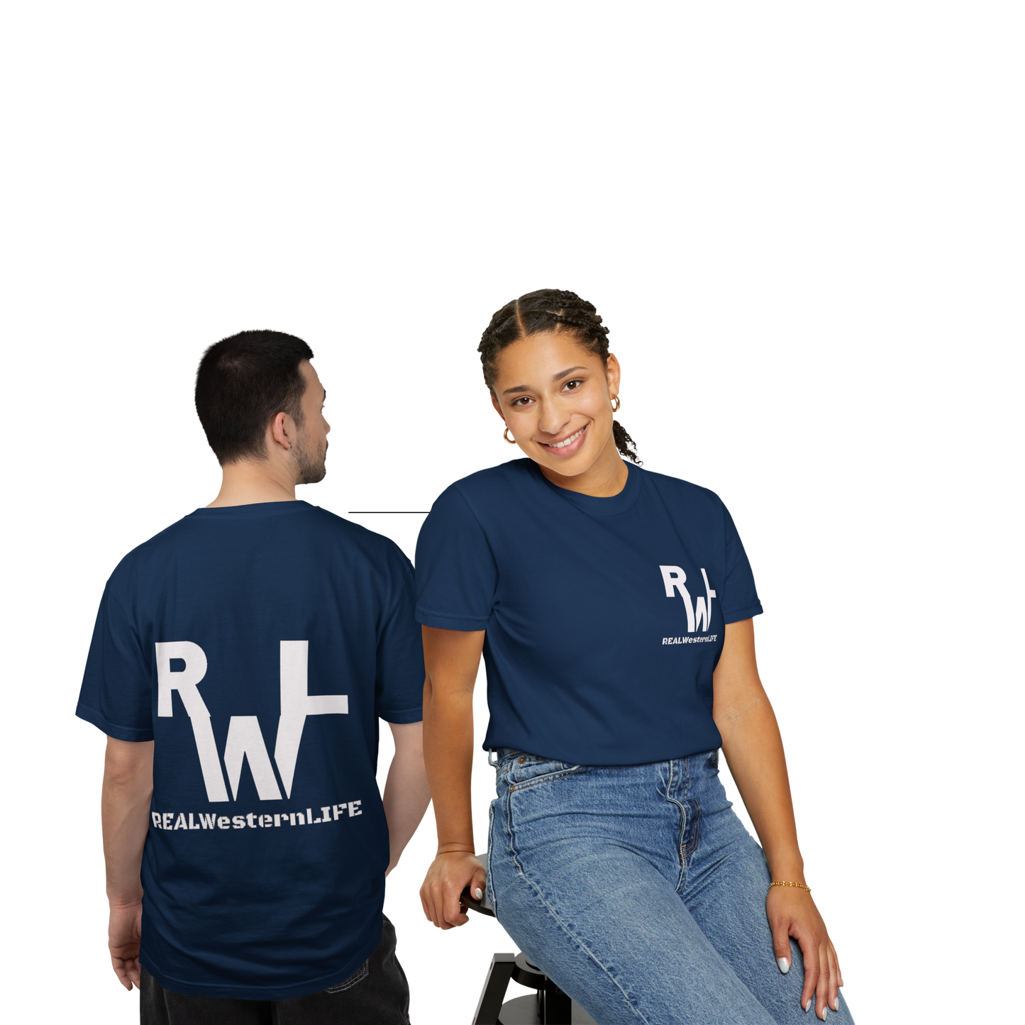 RWL- T-Shirt - White Brand - Sizes S - L - Customize