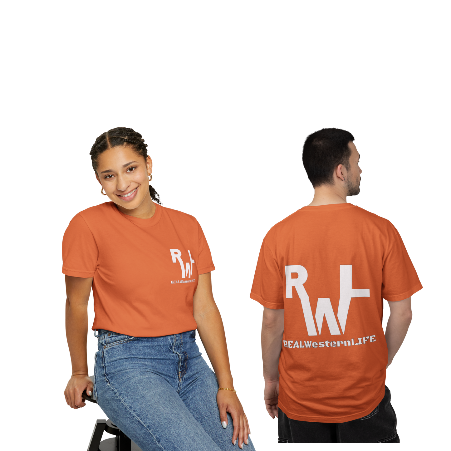 RWL- T-Shirt - White Brand - Sizes S - L - Customize