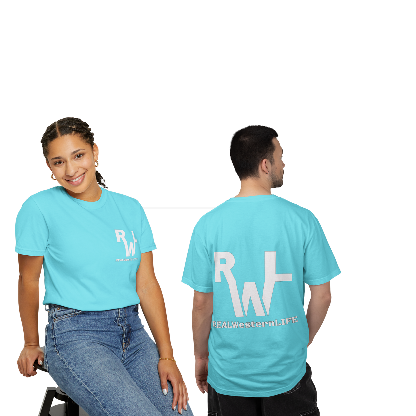 RWL- T-Shirt - White Brand - Sizes S - L - Customize