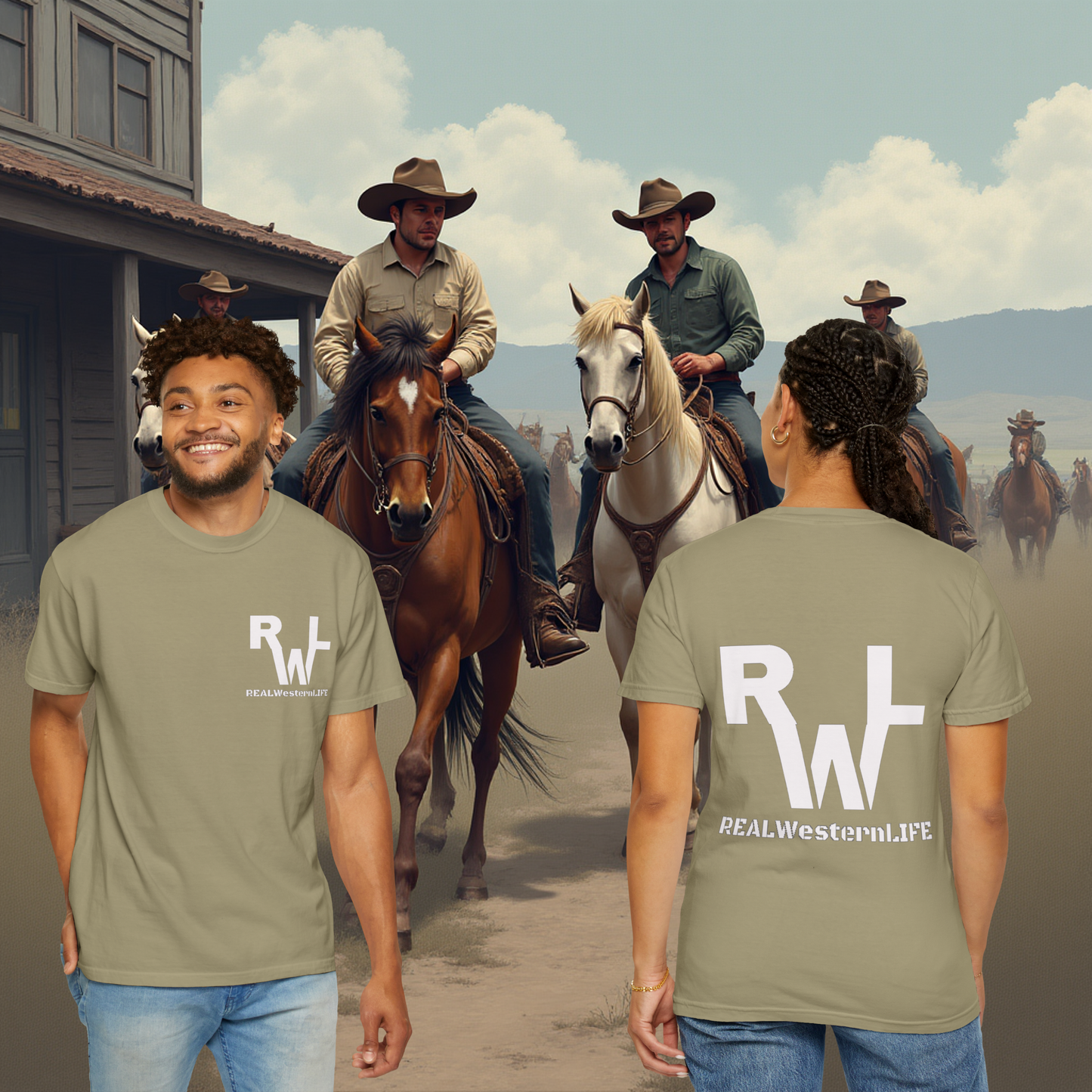 RWL- T-Shirt - White Brand - Sizes S - L - Customize