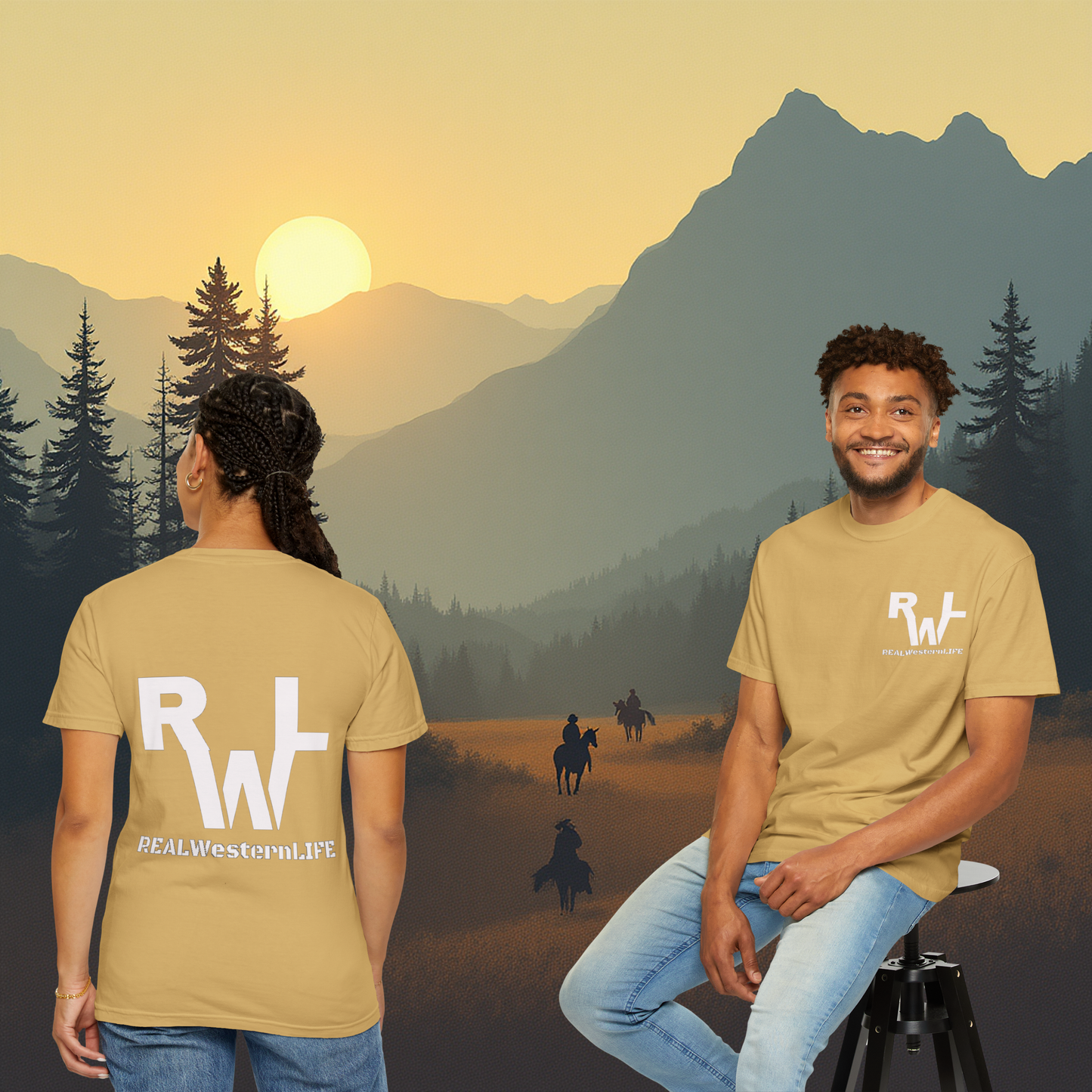 RWL- T-Shirt - White Brand - Sizes S - L - Customize