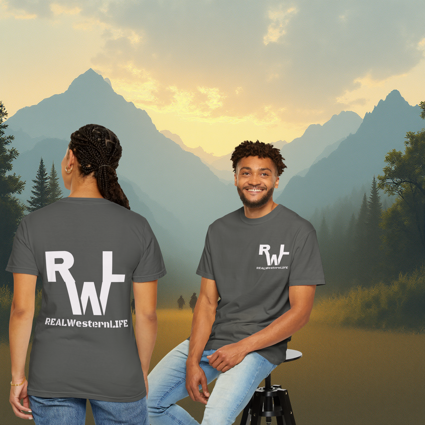 RWL- T-Shirt - White Brand - Sizes S - L - Customize