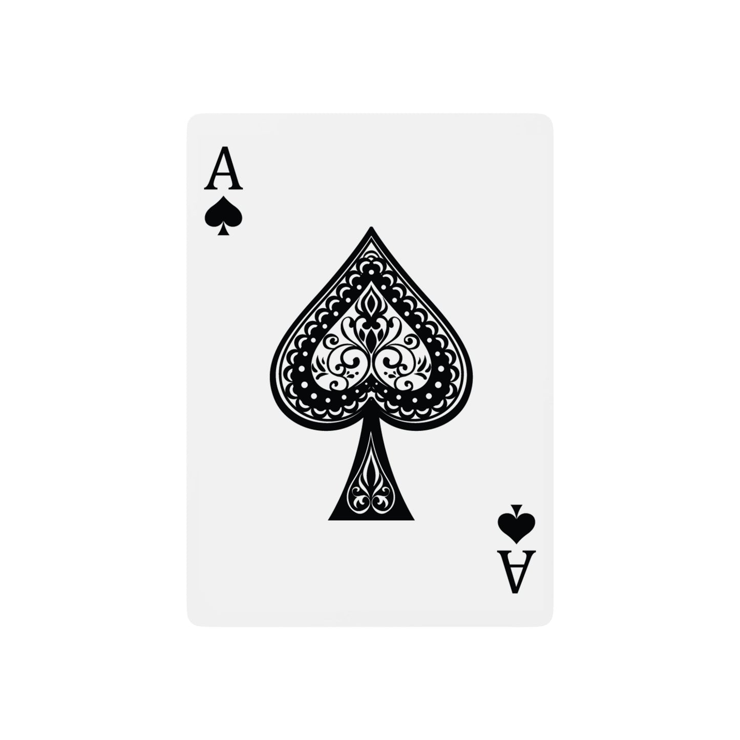 Real Western Life (RWL) Poker Playing Cards — Classic Black Spade Deck  - Customize with your own Brand/Ranch name or leave it RWL Branding