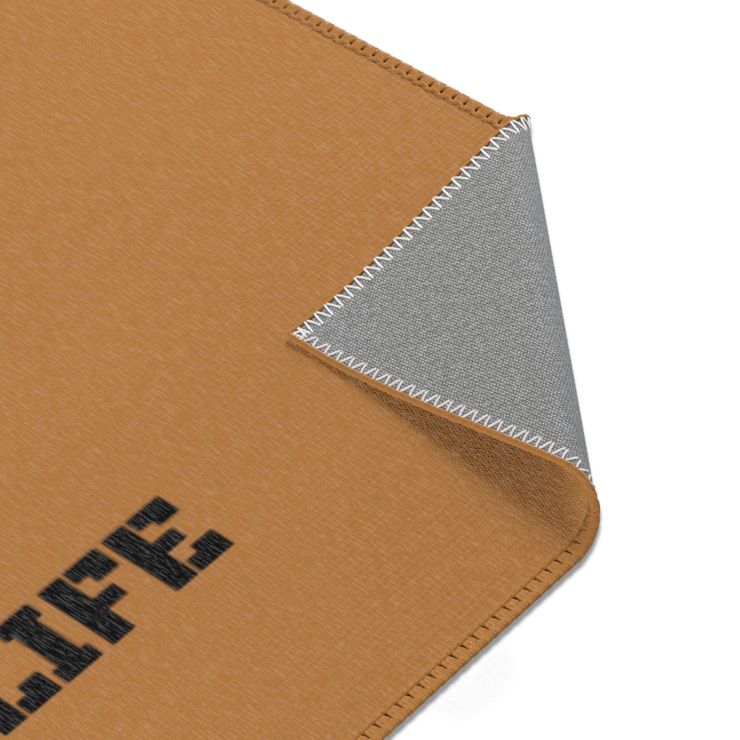 Real Western Life (RWL) Black Brand-  Home Decor Area Rug - Customize with your own Brand/Ranch name or leave it RWL Branding