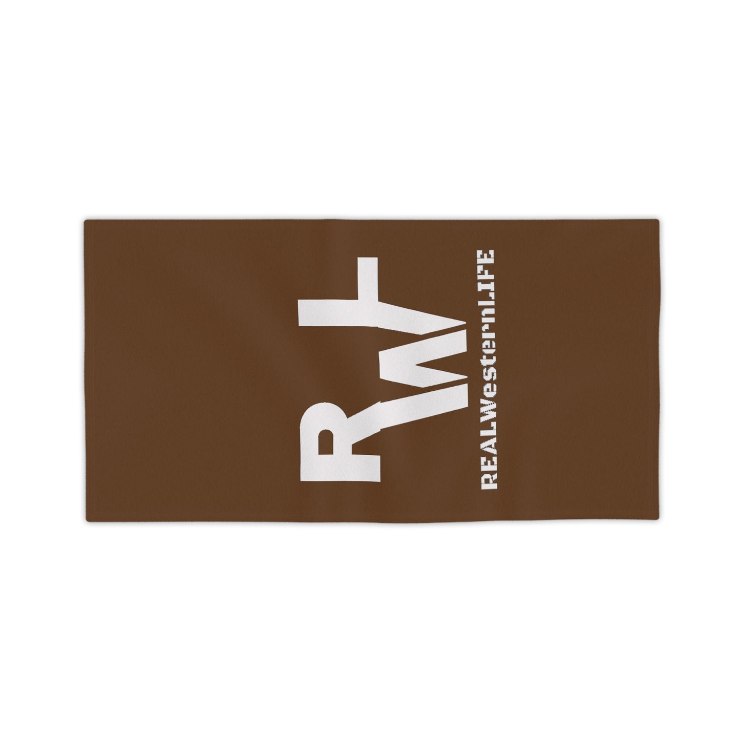 Logo Beach Towel — Brown Southwestern Cotton Beach Towel - Customize