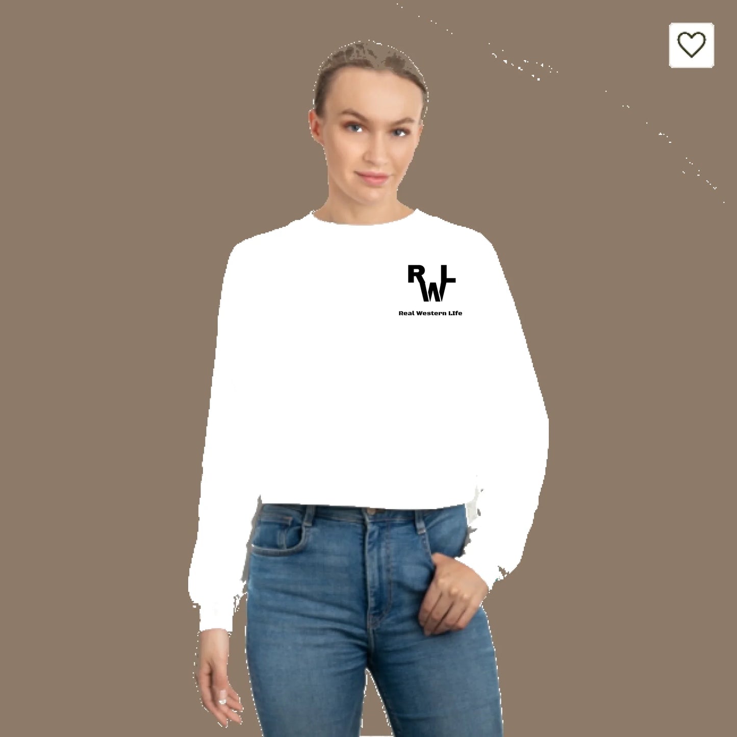 cropped fleece pullover F transparent