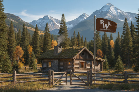 Real Western Life - White Brand - Double Sided Flag - Customize it with your own Brand and Ranch name!