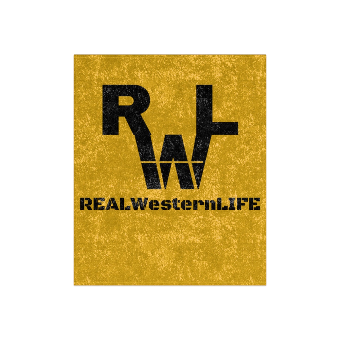 Real Western Life  - Cozy Crushed Velvet Blanket - Customize