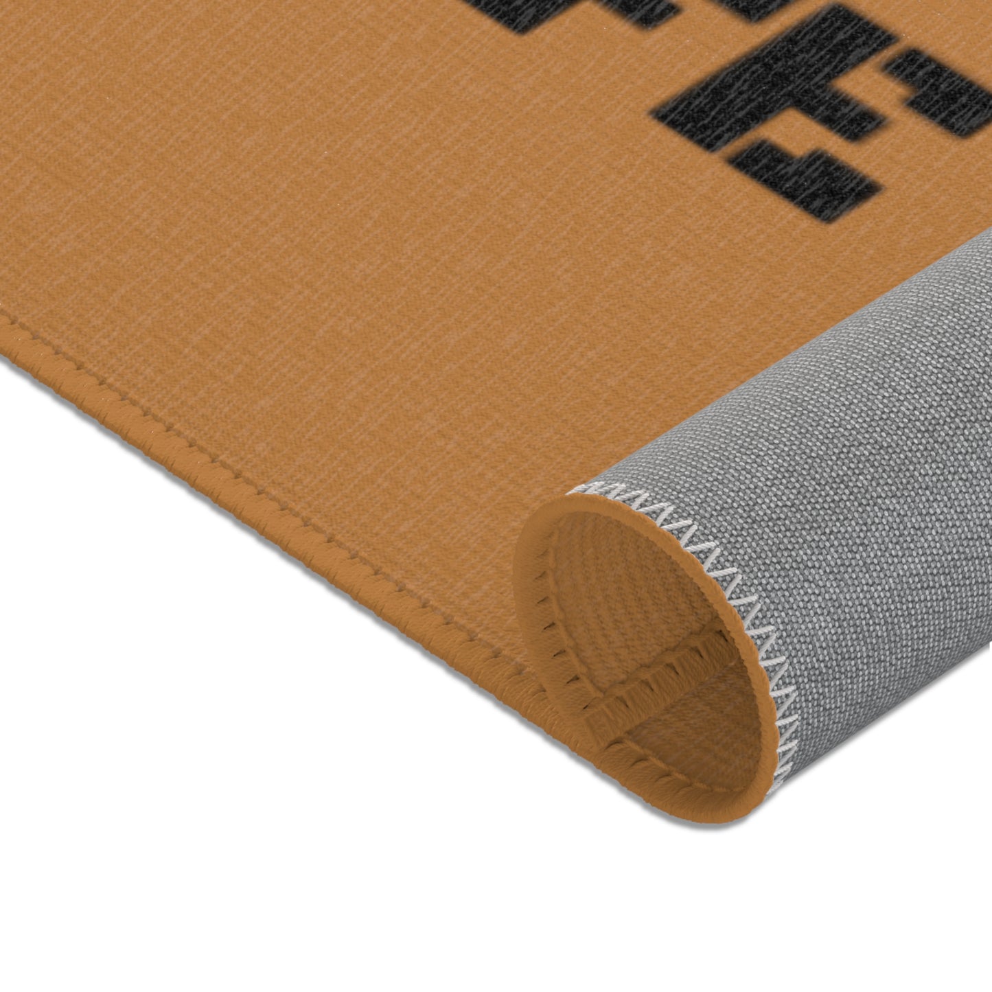 Real Western Life (RWL) Black Brand-  Home Decor Area Rug - Customize with your own Brand/Ranch name or leave it RWL Branding