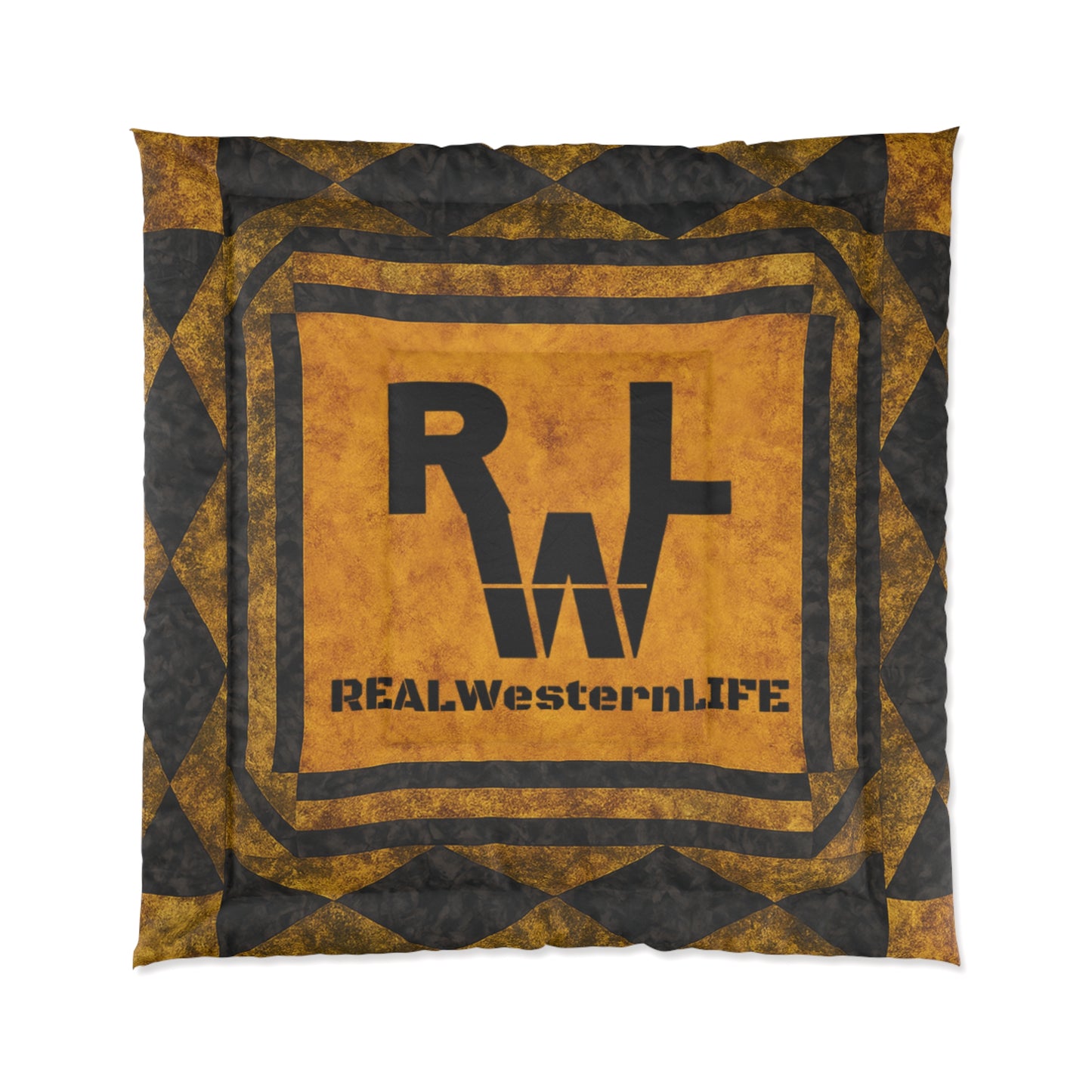 Rustic RWL Brand Comforter — Customize