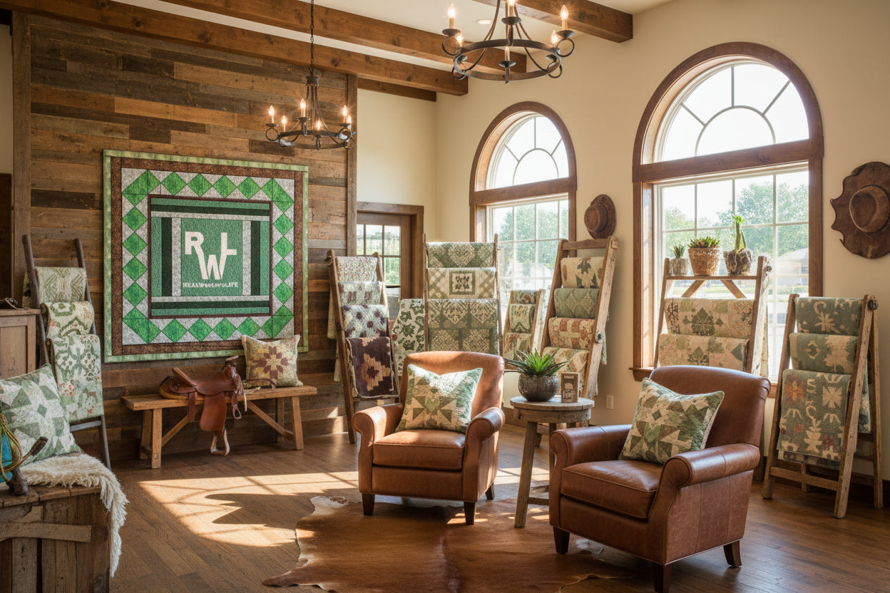 Frontier Sagebrush - RWL Custom Brand Quilt