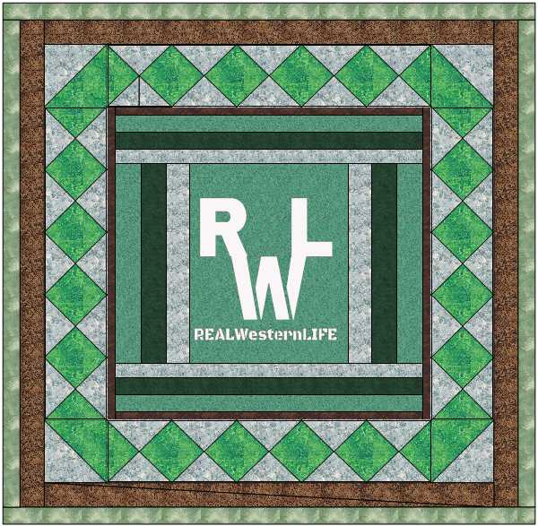 Frontier Sagebrush - RWL Custom Brand Quilt