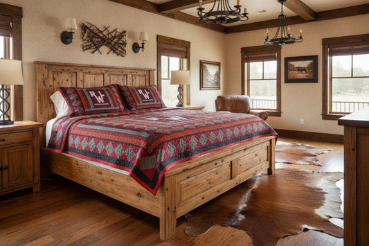 Custom Ranch Brand Quilt – Choose Your Own Colors