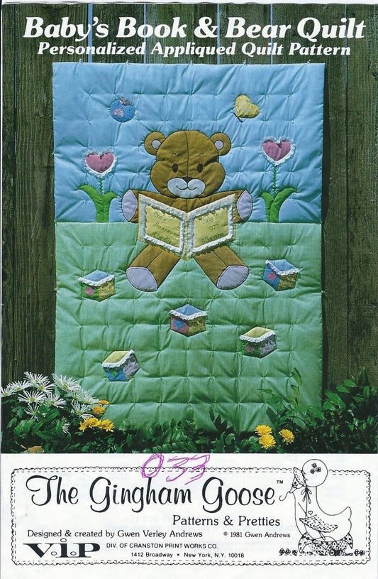 Baby's Book and Bear Quilt