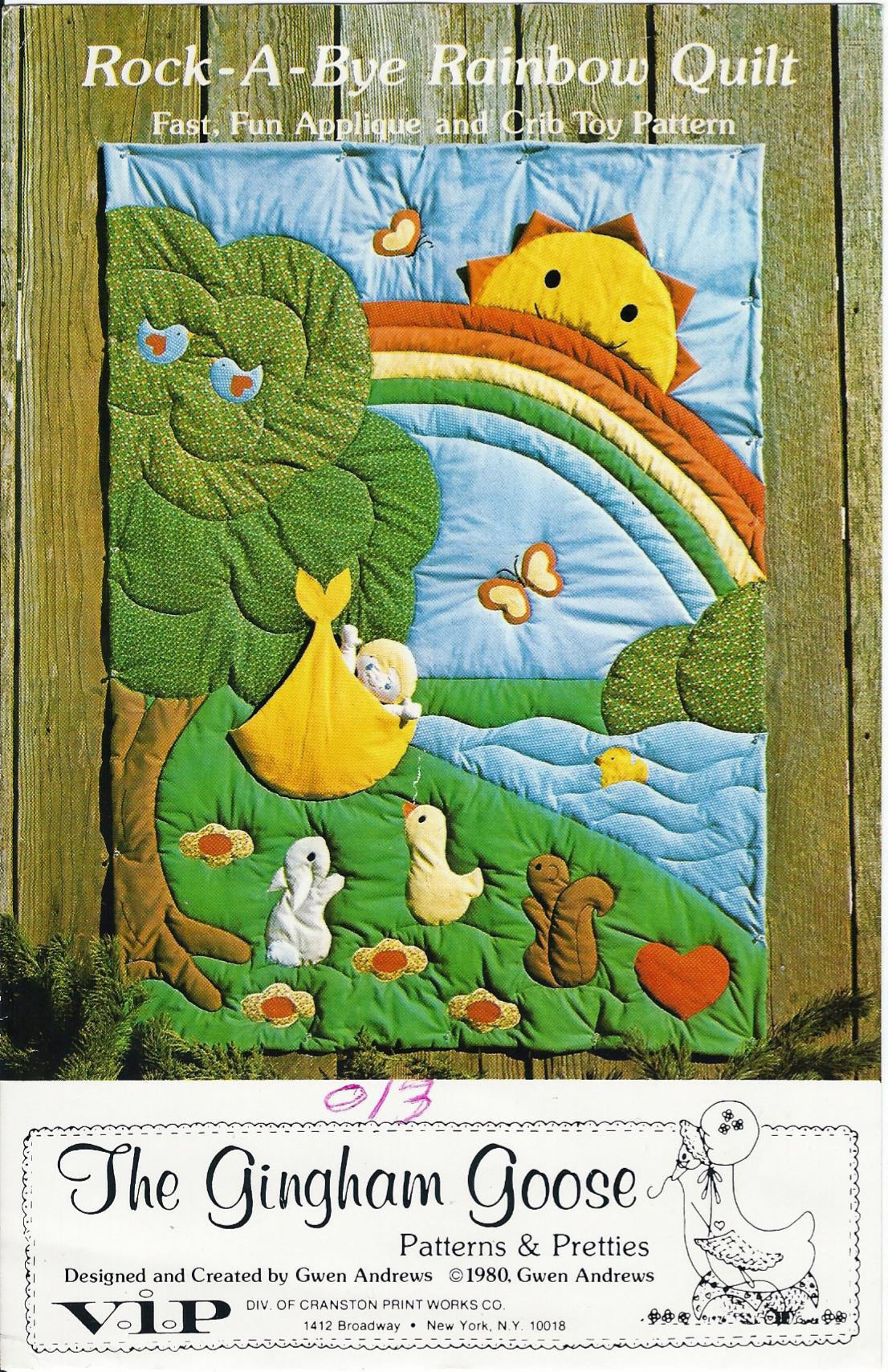 Rock-A-Bye Rainbow Quilt
