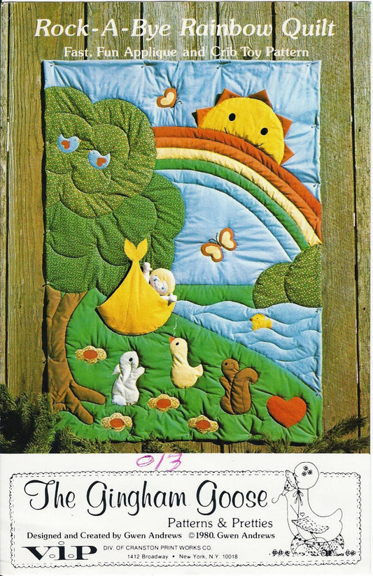 Rock-A-Bye Rainbow Quilt